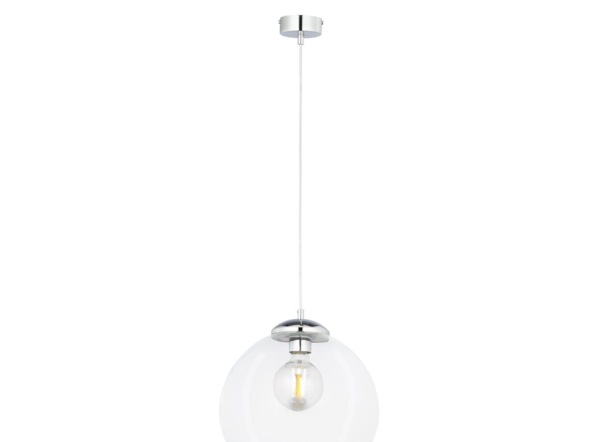 Lampa wisząca Asti 29 cm – szklany kulisty klosz