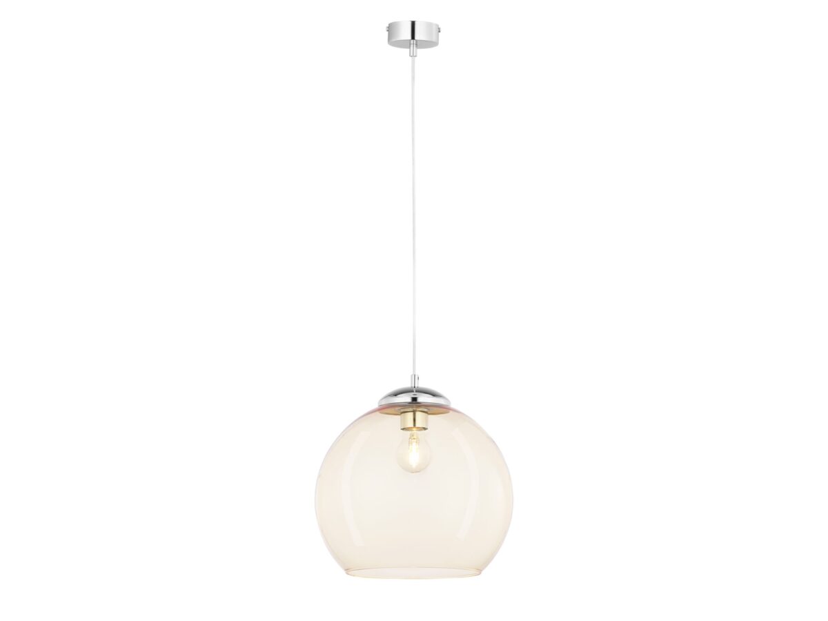 Lampa wisząca Asti ze szklanym kloszem
