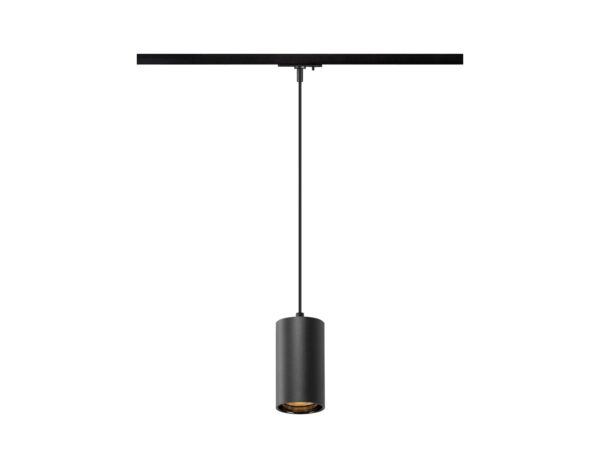 Lampa wisząca szynowa Asto Tube GU10 czarna – widok produktu