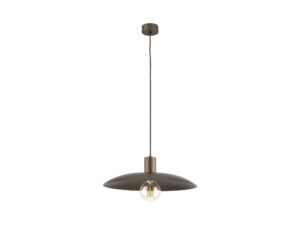 Miniaturka 2 - Lampa wisząca Astra w kolorze brązowym, całe ujęcie na białym tle