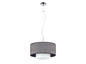 Miniaturka 2 - Lampa wisząca Aveo z abażurem czarno-białym, widok produktu