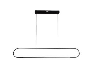 Miniaturka 4 - Lampa wisząca Avesio LED 42 W czarna na białym tle
