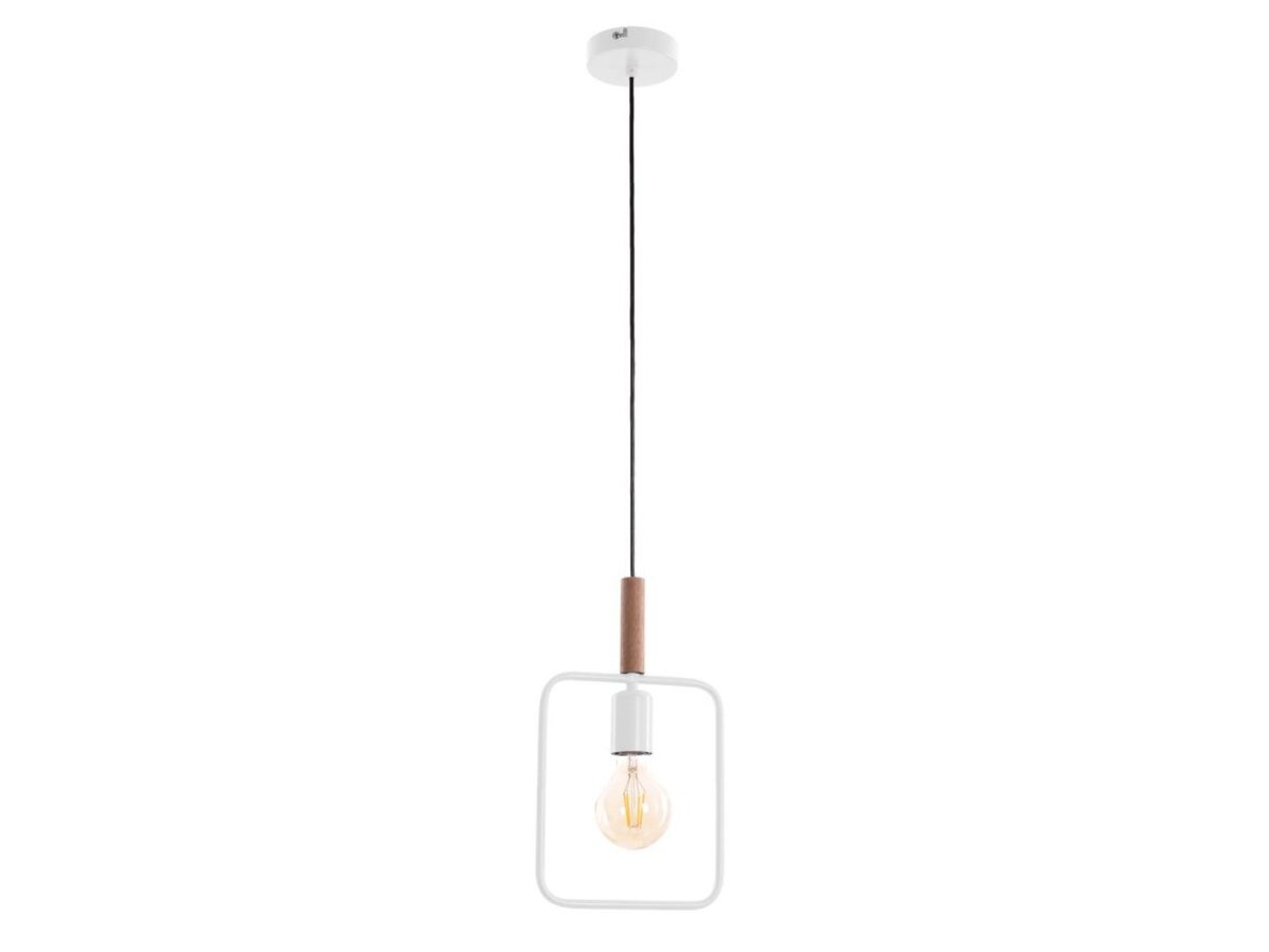 Lampa wisząca z kwadratową ramą Avisena 110 cm – 2 kolory