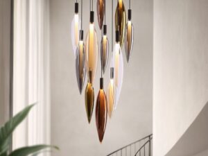 Miniaturka 1 - Lampa wisząca Avodela w aranżacji wnętrza salonu