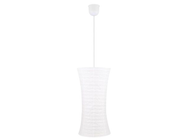 Lampa wisząca Baletio z białym papierowym abażurem