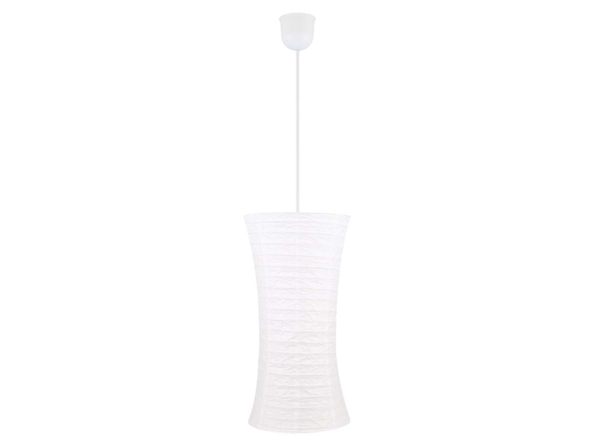 Lampa wisząca Baletio z białym papierowym abażurem