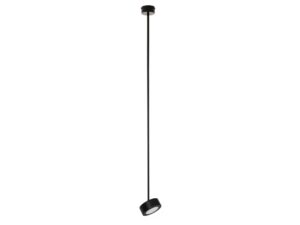 Miniaturka 5 - Lampa wisząca Bar 1 L czarna z okrągłym reflektorem na długim pręcie