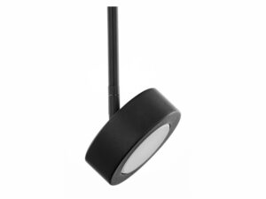 Miniaturka 1 - Lampa wisząca Bar 1 M czarna – zbliżenie metalowej oprawy reflektora