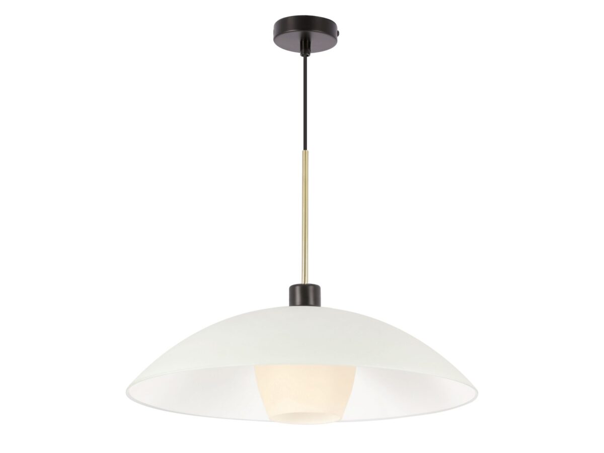 Lampa wisząca Belisena czarno-złota E27 40 cm