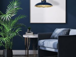 Miniaturka 3 - Lampa wisząca Belodia 1 × E27 30 cm – trzy kolory – zdjęcie 4