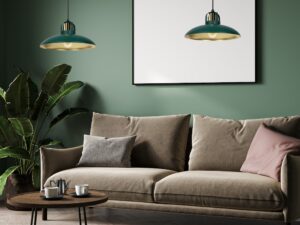 Miniaturka 4 - Lampa wisząca Belodia 1 × E27 30 cm – trzy kolory – zdjęcie 5