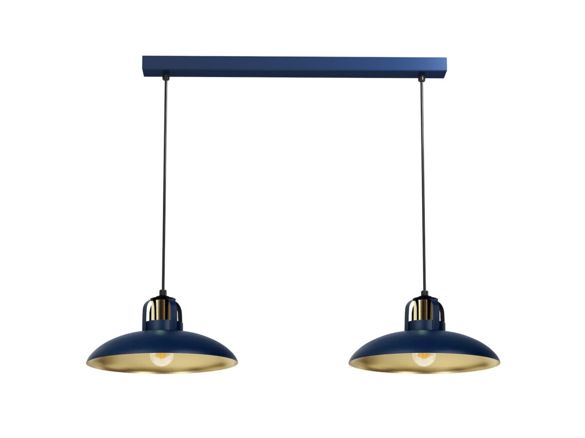 Lampa wisząca Belodia 2 × E27 75 cm – dwa kolory