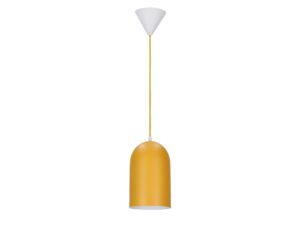 Miniaturka 3 - Żółta lampa wisząca Berasona z podłużnym owalnym kloszem