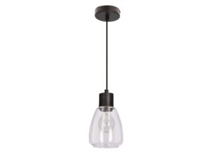 Miniaturka 5 - Lampa wisząca Berilino z przezroczystym szklanym kloszem