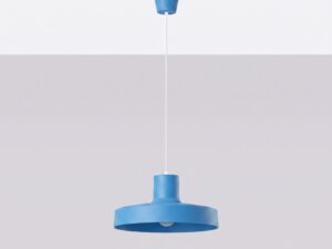 Miniaturka 1 - Lampa wisząca BIRNO błękitna na jasnym tle