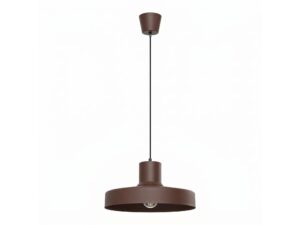 Miniaturka 8 - Lampa wisząca BIRNO brązowa na białym tle
