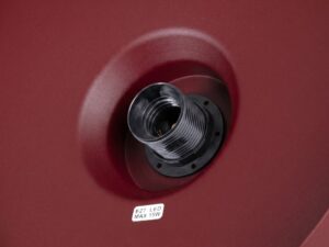 Miniaturka 4 - Lampa wisząca BIRNO burgund – oprawka E27 z bliska
