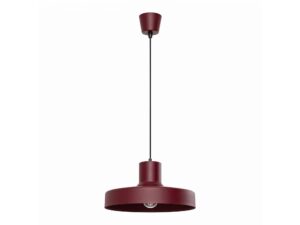 Miniaturka 9 - Lampa wisząca BIRNO burgund na białym tle