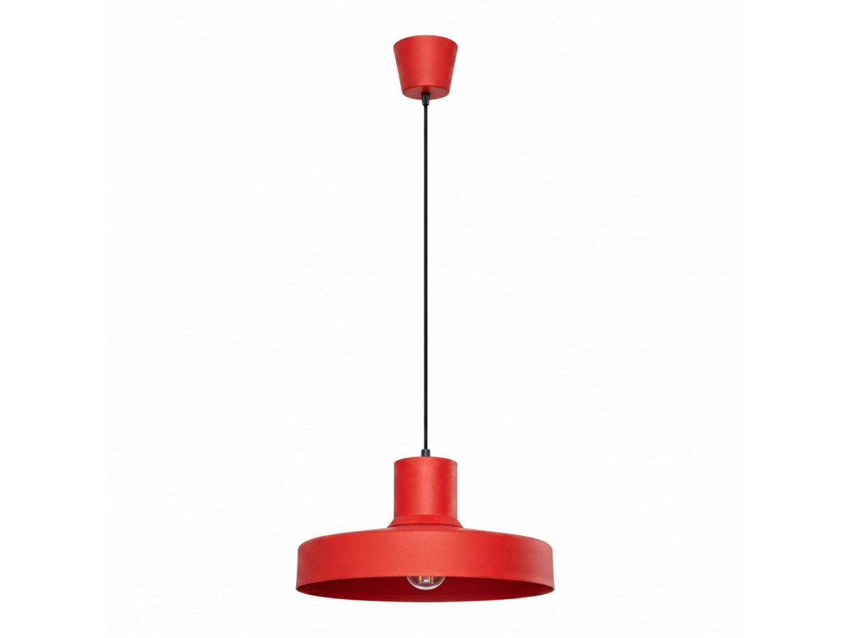 Lampa wisząca BIRNO czerwona