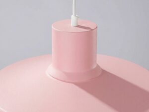 Miniaturka 5 - Lampa wisząca BIRNO różowa – górna część klosza z przewodem