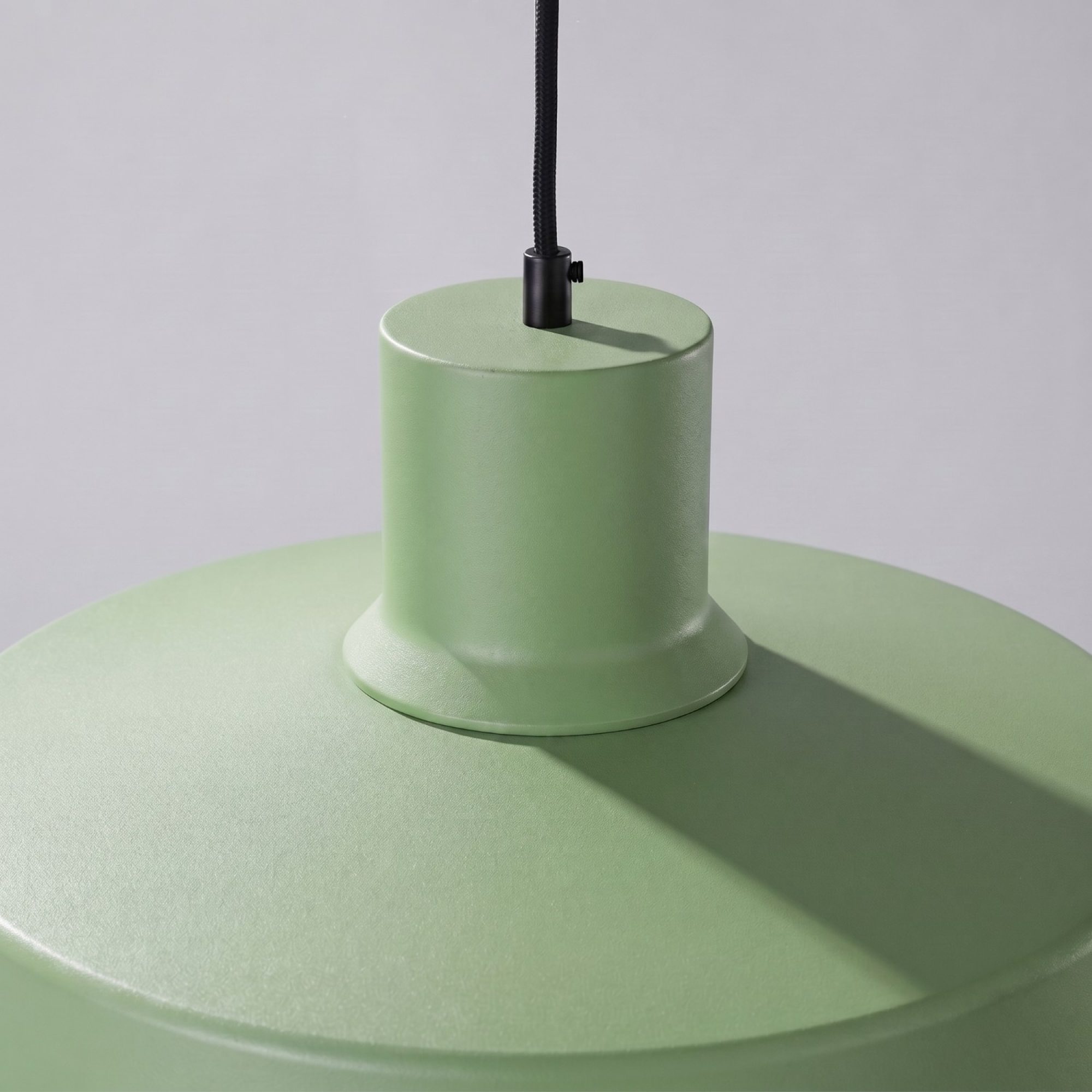 Lampa wisząca BIRNO szałwiowa – górna część klosza z przewodem