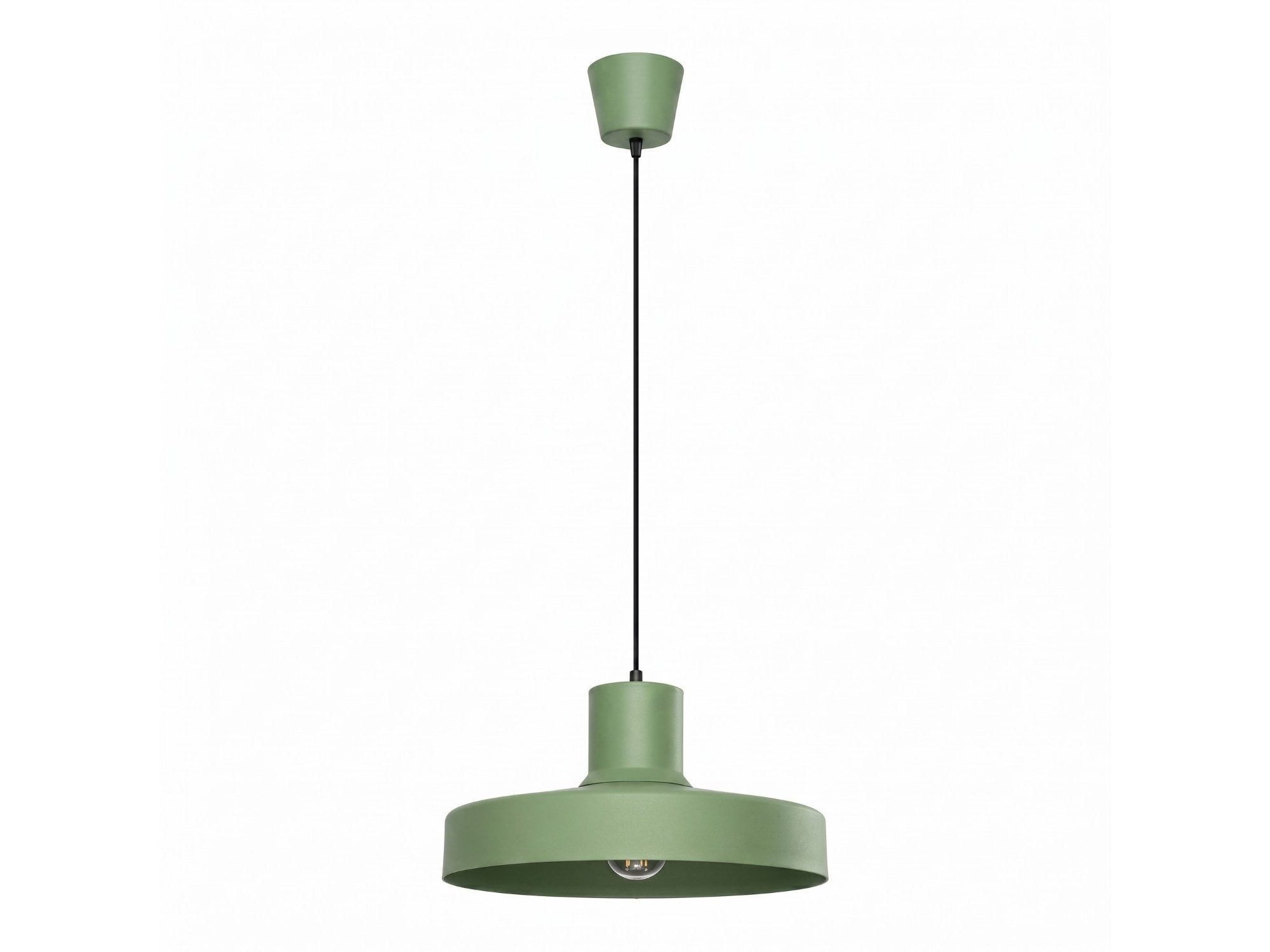 Lampa wisząca BIRNO szałwiowa na białym tle