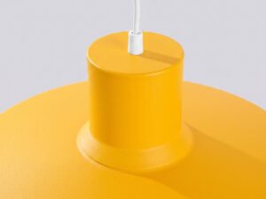 Miniaturka 3 - Lampa wisząca BIRNO żółta – górna część klosza z przewodem
