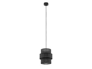 Miniaturka 8 - Czarna lampa wisząca Calisto 20 cm na białym tle