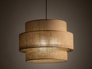 Miniaturka 3 - Lampa wisząca Calisto z jutowymi abażurami w aranżacji