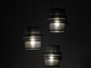 Miniaturka 3 - Czarna lampa wisząca Calisto Koło w aranżacji pomieszczenia