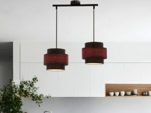 Miniaturka 1 - Lampa wisząca Camanira w aranżacji nad wyspą kuchenną