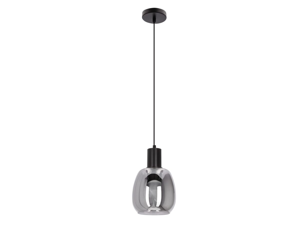 Lampa wisząca Camaso GU10 16 cm – Czarny / Szary