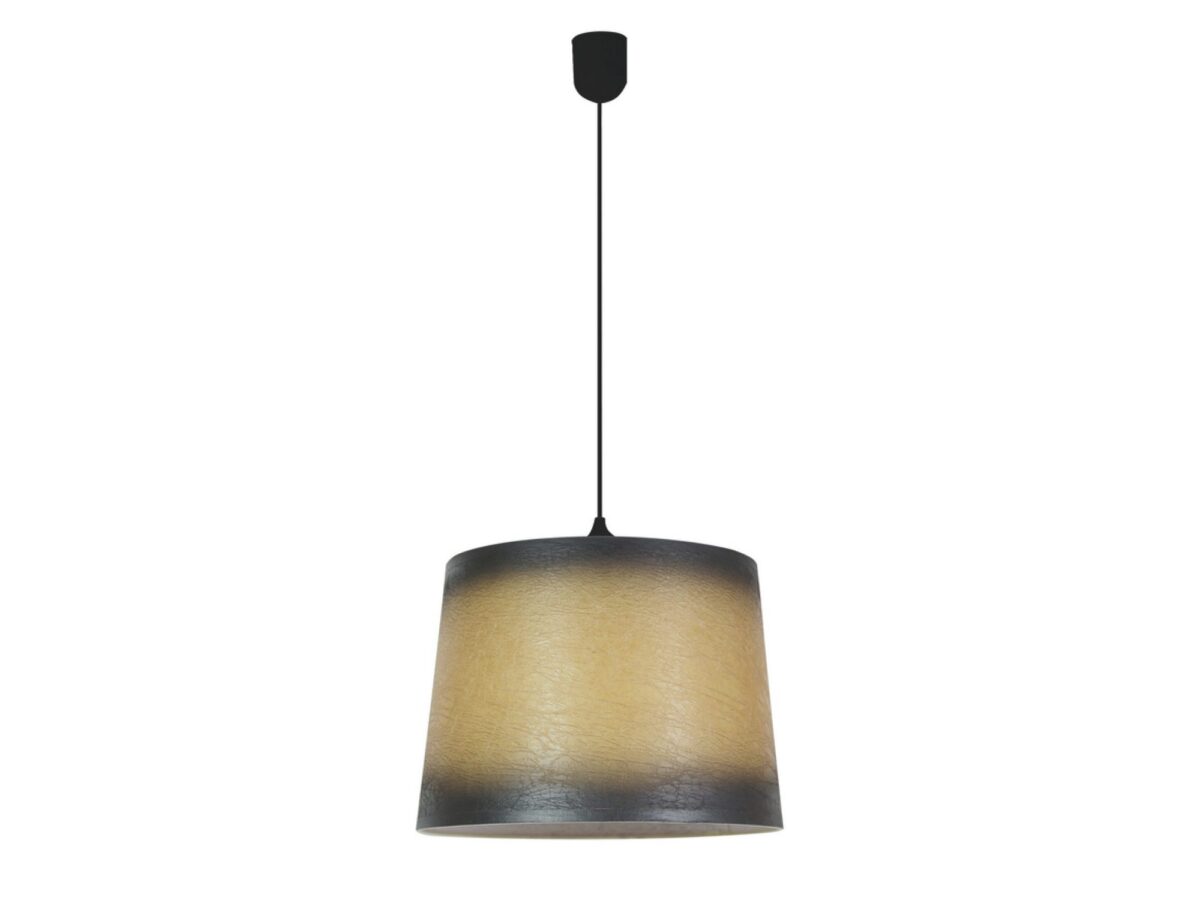 Lampa wisząca Camesano 33 cm czarno-złota E27