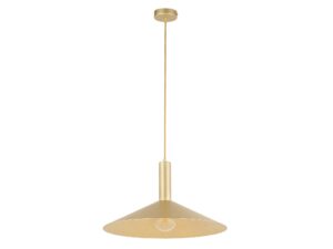 Miniaturka 9 - Lampa wisząca Capri S z kloszem w złotym kolorze