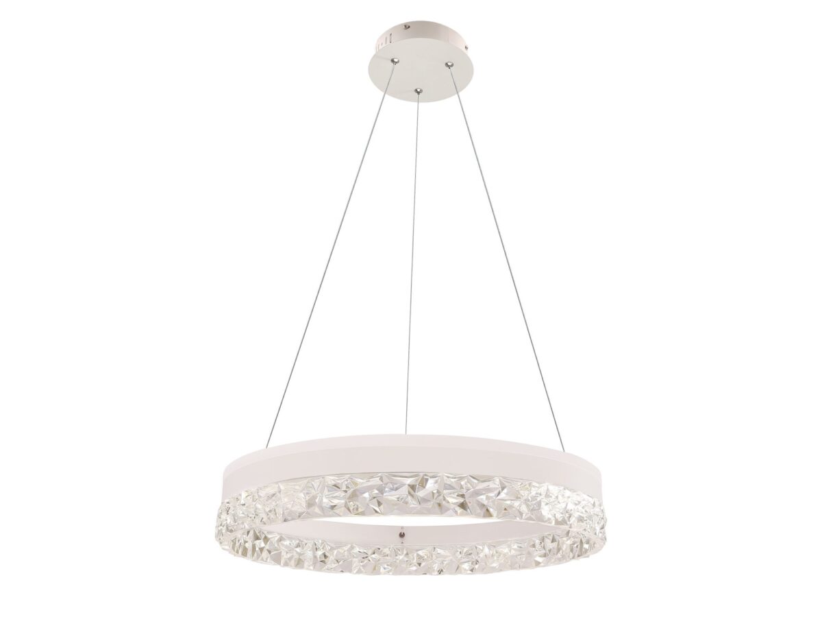Lampa wisząca LED Celatia 50 cm biała lub złota