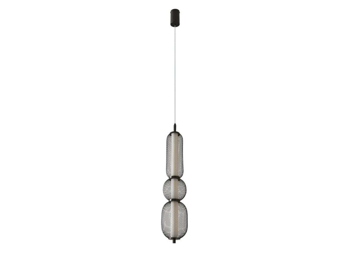 Lampa wisząca Celenia czarna LED 15 W 14 cm