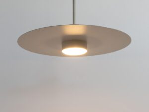 Miniaturka 9 - Lampa Charlie L szary beż z włączonym źródłem światła GX53
