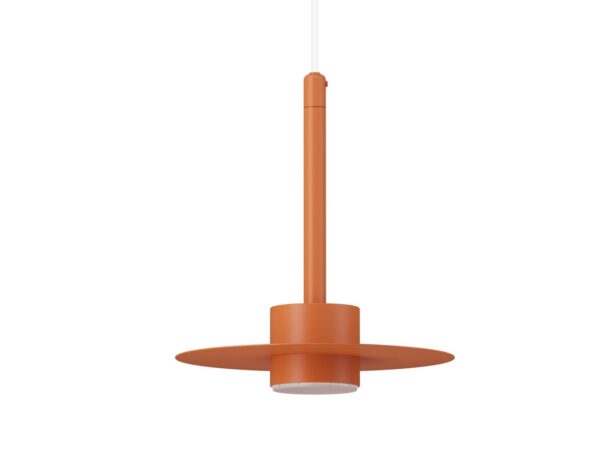 Lampa wisząca Charlie M ceglana, drugie ujęcie