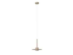 Miniaturka 5 - Lampa wisząca Charlie M ciepły beż, widok całej oprawy