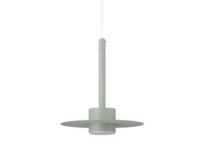 Miniaturka 6 - Lampa wisząca Charlie M w kolorze szałwiowym, widok produktu