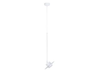 Miniaturka 12 - Lampa wisząca Charlie S biała, całe zawieszenie i ruchomy klosz