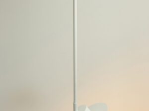 Miniaturka 1 - Lampa Charlie S biała z ruchomym kloszem pokazanym z tyłu