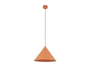 Miniaturka 8 - Lampa wisząca Cono L lososiowy – pełne ujęcie na białym tle