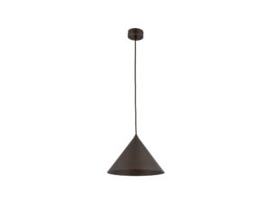 Miniaturka 2 - Brązowa lampa wisząca Cono M z pojedynczym stożkowym kloszem