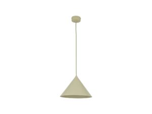 Miniaturka 6 - Pistacjowa lampa wisząca Cono M z metalowym kloszem