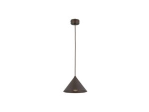 Miniaturka 4 - Lampa wisząca Cono S E27 w kolorze brązowy, widok produktowy na białym tle