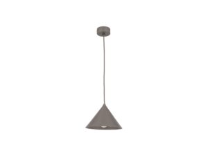 Miniaturka 10 - Lampa wisząca Cono S E27 w kolorze ciemny brąz, widok produktowy na białym tle