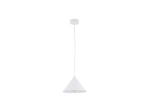 Miniaturka 18 - Lampa wisząca Cono S E27 w kolorze biały, widok produktowy na białym tle