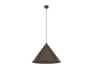Miniaturka 2 - Lampa wisząca Cono XL brazowy – pełne ujęcie na białym tle
