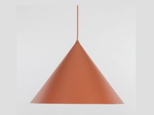 Miniaturka 9 - Lampa wisząca Cono XL ceglasty – w aranżacji wnętrza